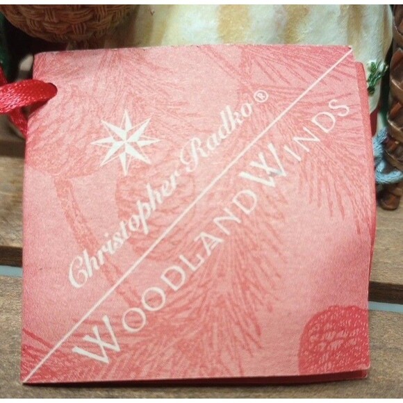 1999 Christopher Radko "Carved Nana Leaf " Woodland Winds Ornament Collection - Picture 7 of 14